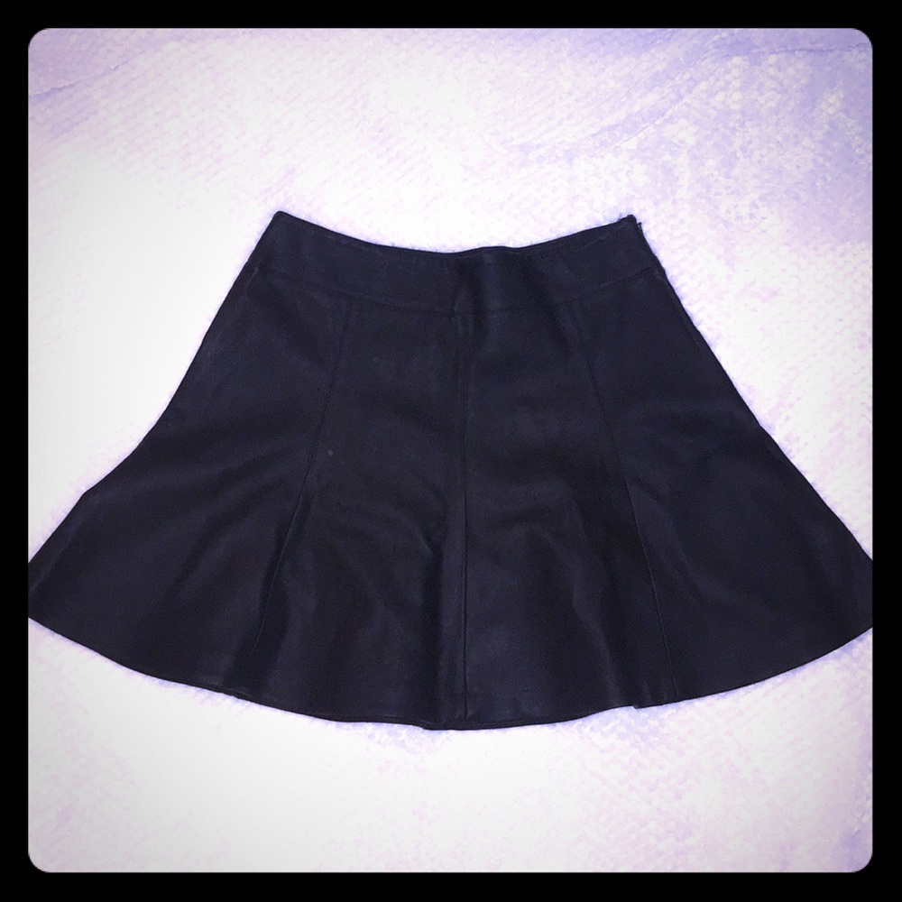 Express faux leather skirt